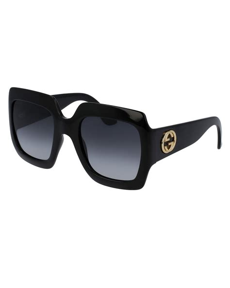 square frame gucci sunglasses men|gucci black oversized square sunglasses.